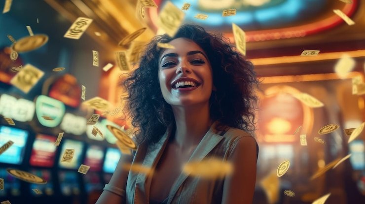 Pengguna bahagia menikmati pengalaman taruhan online dengan akun resmi yang aman